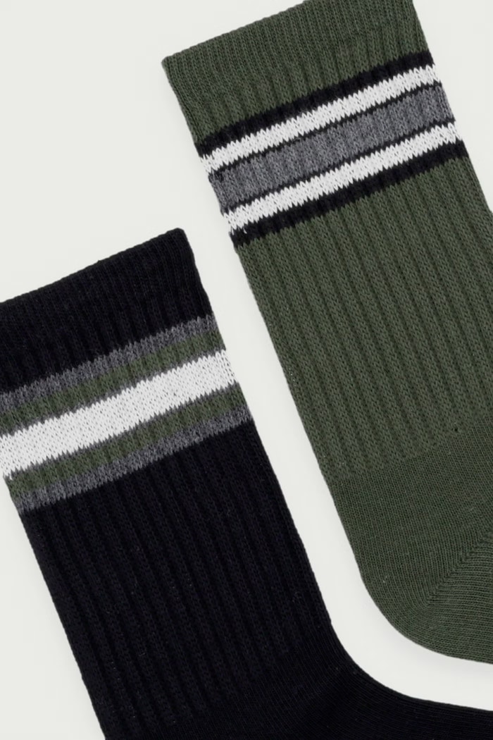 Fila Skarpety męskie z bawełną 2-pack F5526 zielony AW26