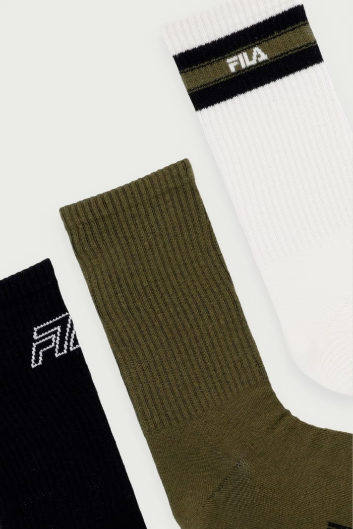 Fila Skarpety męskie 3-pack F5524 zielony AW26