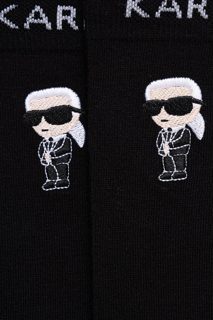 Karl Lagerfeld skarpety damskie 3-pack A4M47045 czarny AW26