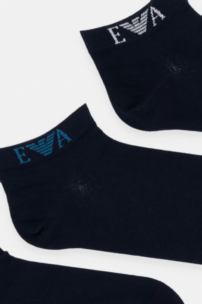 Emporio Armani Underwear skarpety męskie 3-pack EM000550.AF26377 granatowy AW26
