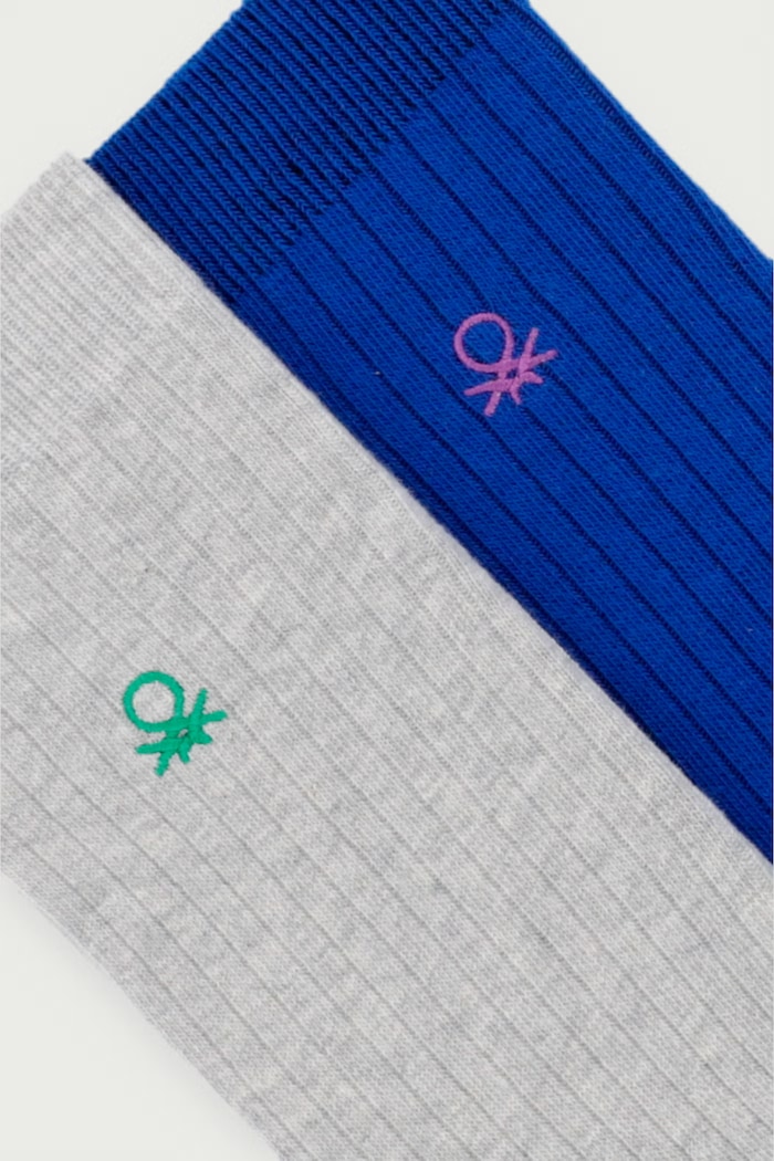 United Colors of Benetton Ponožky pánské 2-pack 6GB9V700U šedá AW26