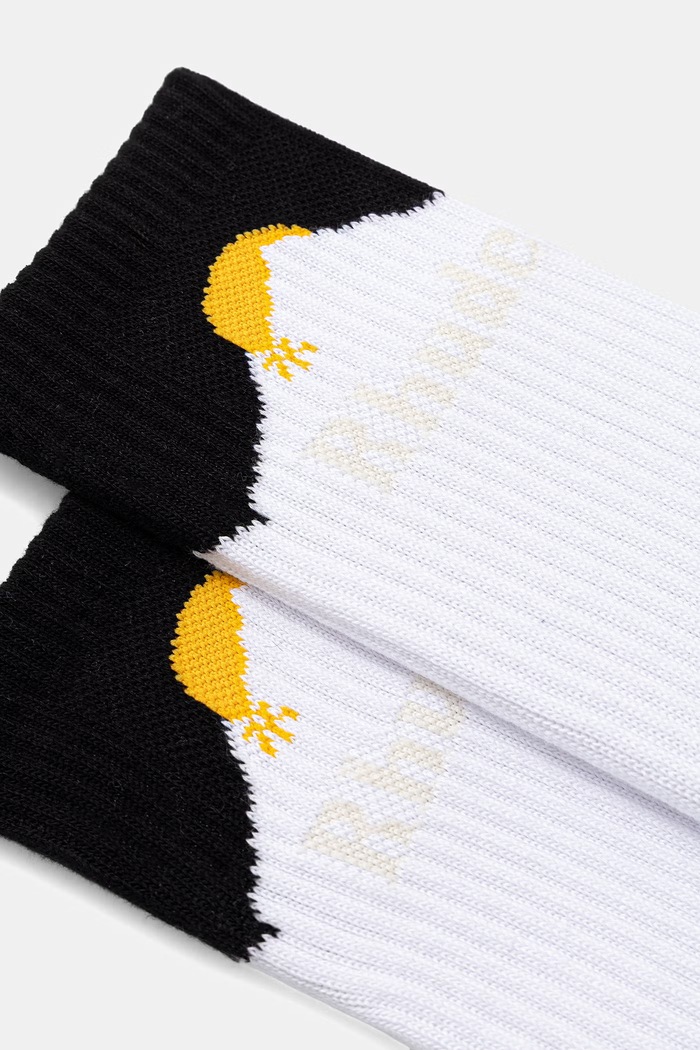RHUDE șosete pentru bărbați RHPF26SO03884 alb AW26