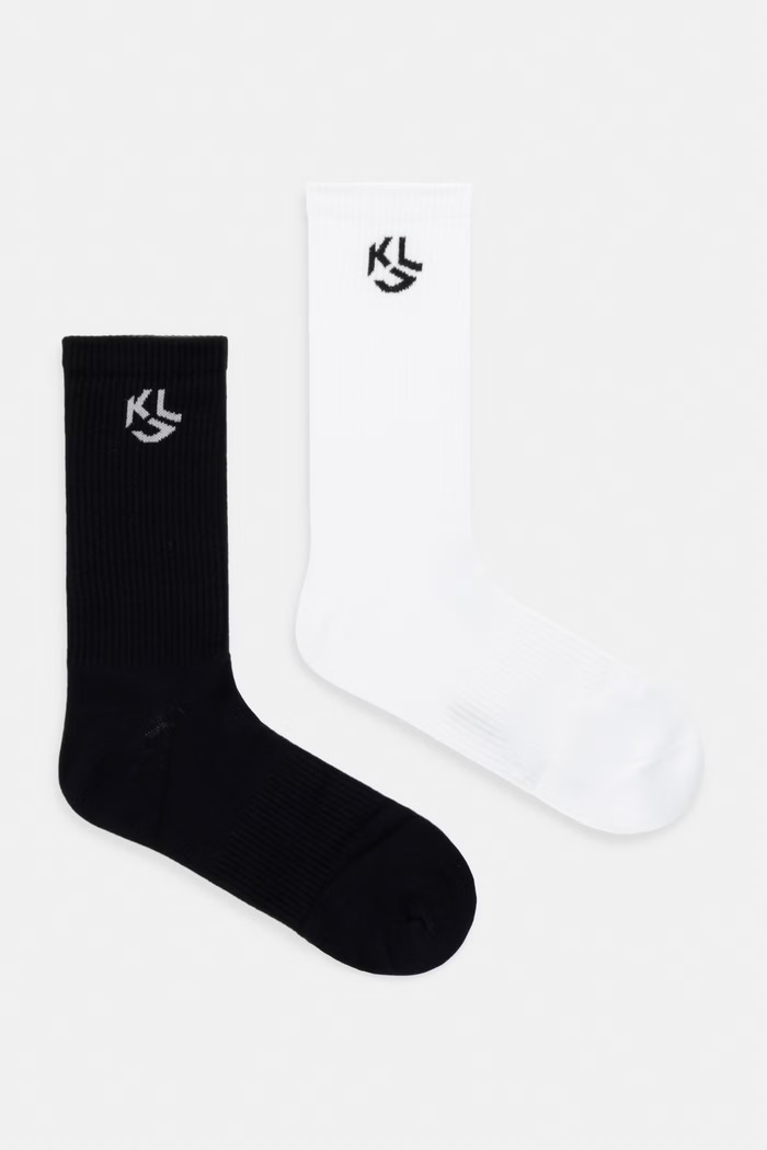 Karl Lagerfeld Jeans κάλτσες ανδρικές 2-pack μαύρο B3M47032