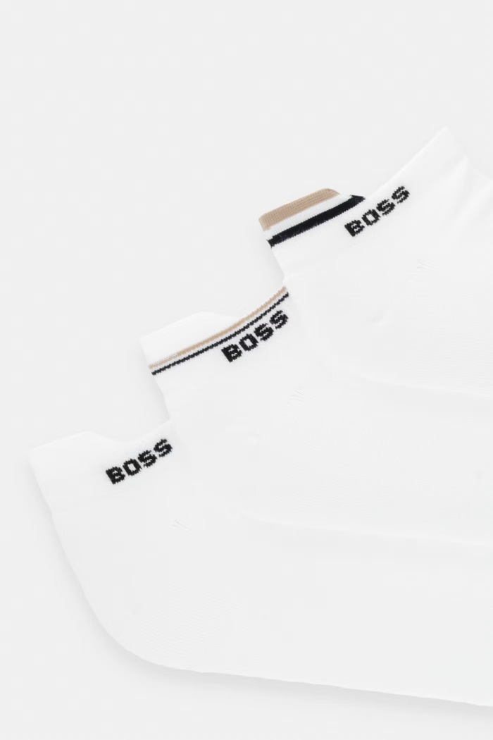 BOSS șosete pentru bărbați 3P AS Iconic pachet de 3 50564709 alb AW26