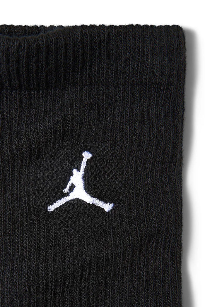 Jordan Skarpety sportowe z bawełną 3-pack IR6319.010 czarny AW26