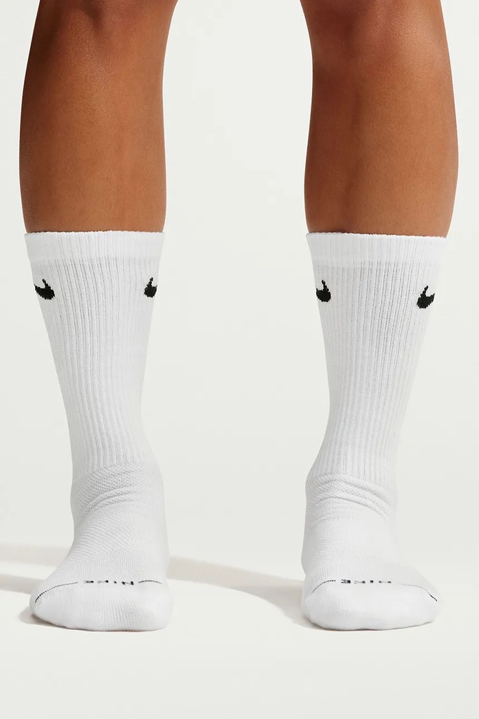 Skarpety z bawełną Everyday Elevated 3-pack Nike Sportswear biały HQ4335.901