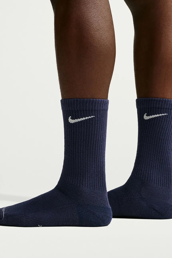 Skarpety z bawełną Everyday Elevated 3-pack Nike Sportswear HQ4335.907 granatowy