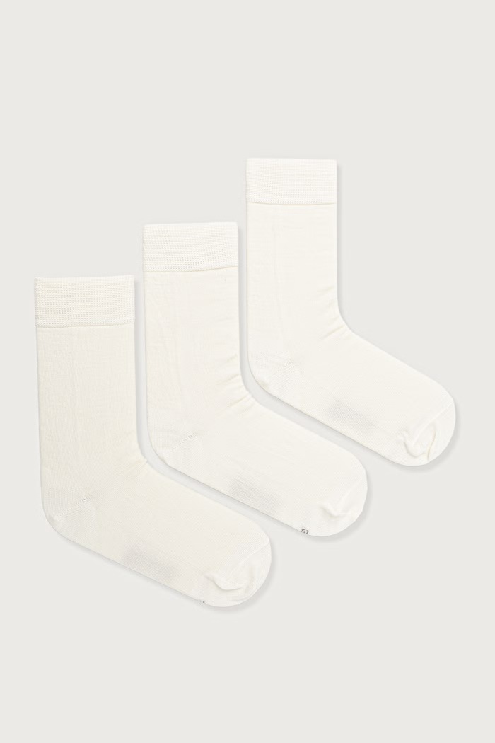 Devold Skarpety damskie Daily Merino 3-pack beżowy PDSC.592.063.B