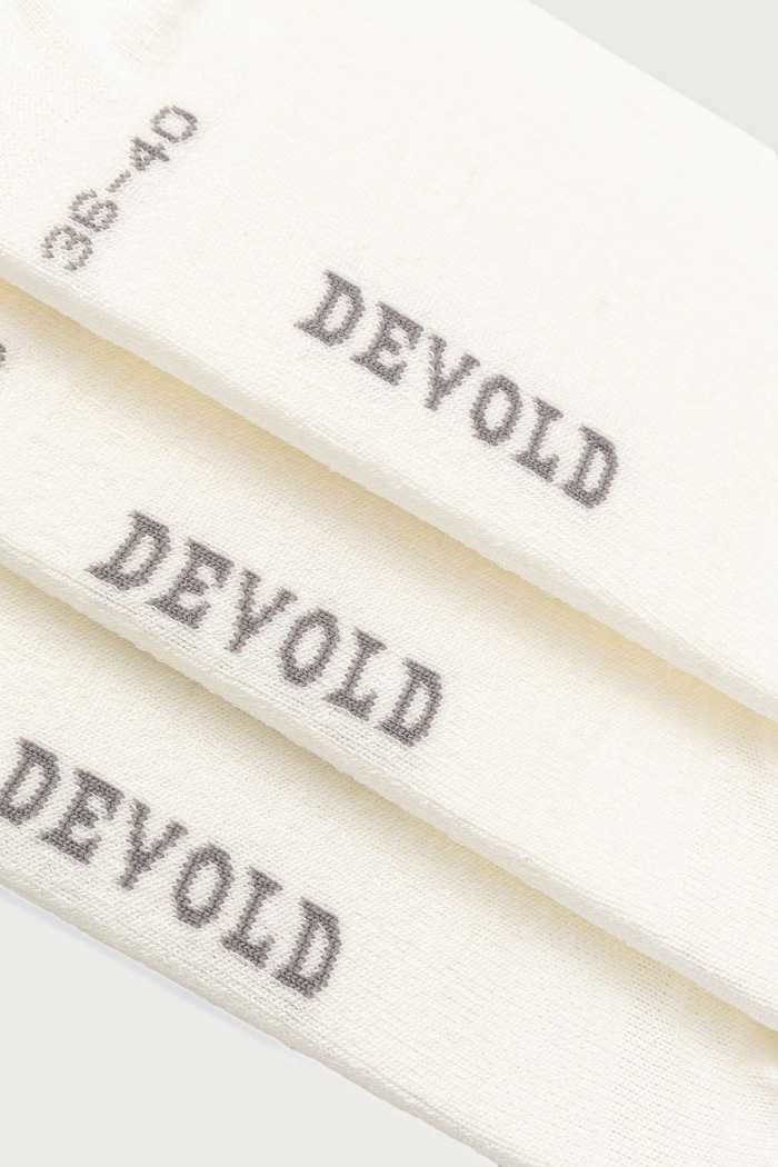 Devold Skarpety damskie Daily Merino 3-pack PDSC.592.063.B beżowy AW26