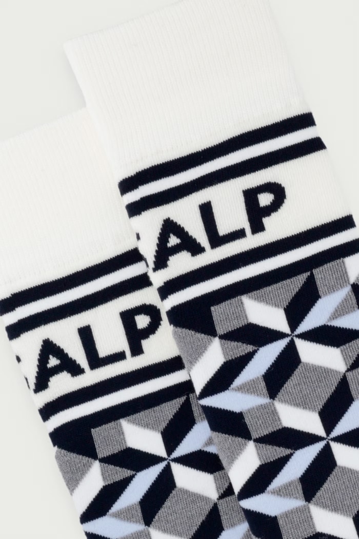 Fusalp Skarpety sportowe MONOGRAM SOCKS K3715 szary AW26
