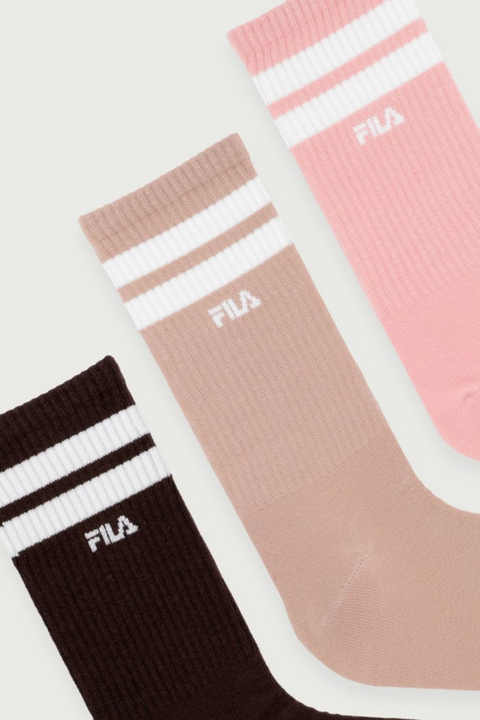 Fila Skarpety 3-pack F9090DR różowy AW26