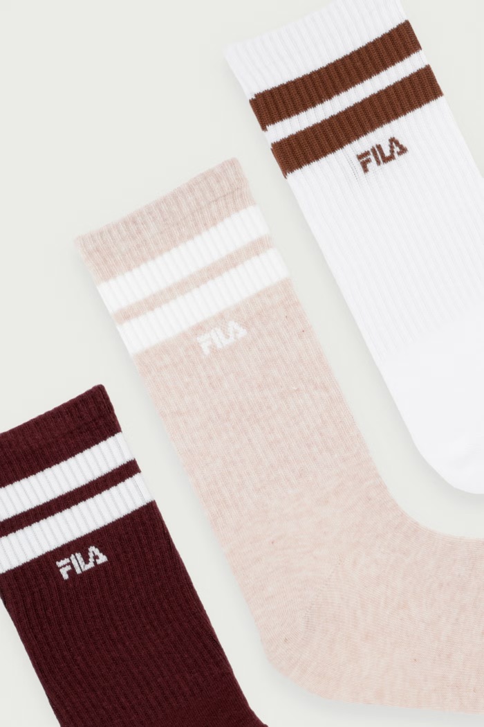 Fila Skarpety 3-pack F9090DR brązowy AW26