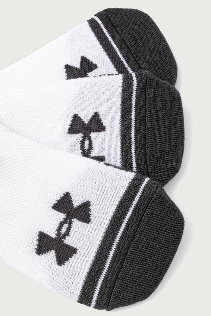 Under Armour skarpety stopki Perf Tech 3-pack 6018652 biały AW26