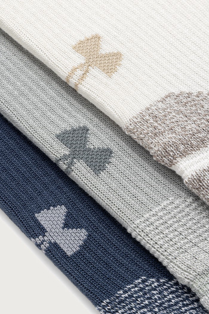 Under Armour sportovní ponožky 3-pack 1386246 šedá AW26