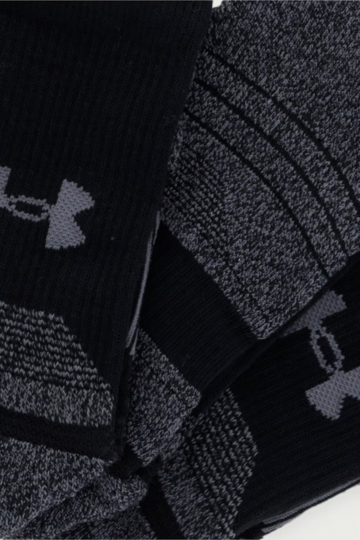 Under Armour skarpety sportowe 3-pack 1386246 czarny AW26