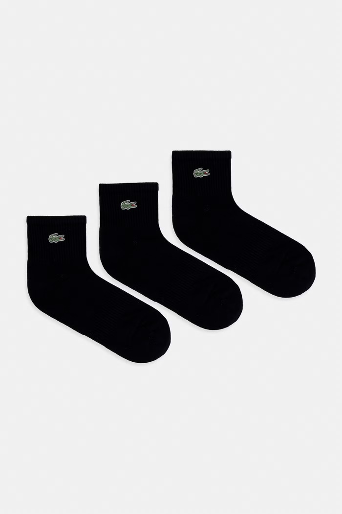 Lacoste Skarpety damskie 3-pack czarny RA9182