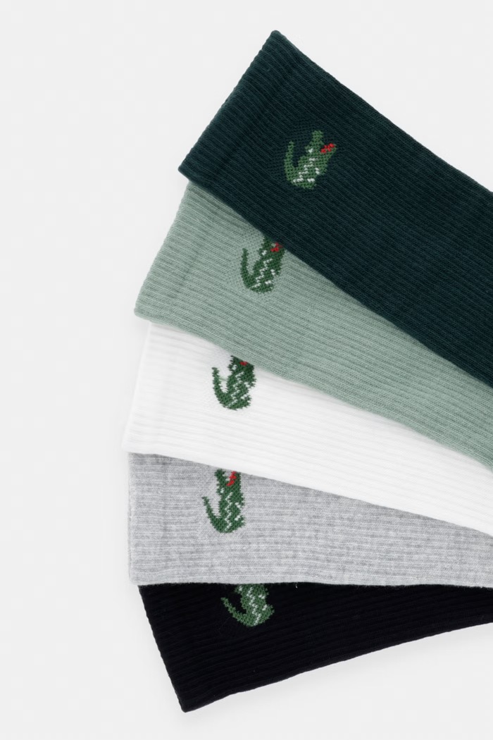 Lacoste skarpety 6-pack RA9251 zielony AW26