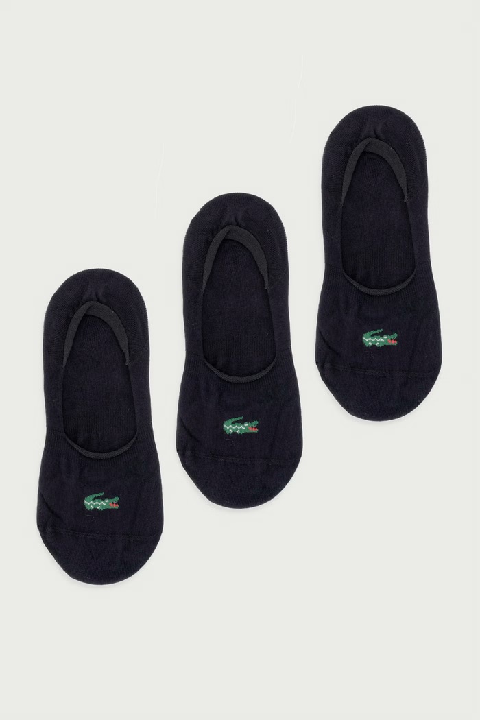 Lacoste Skarpety stopki 3-pack czarny RA9190