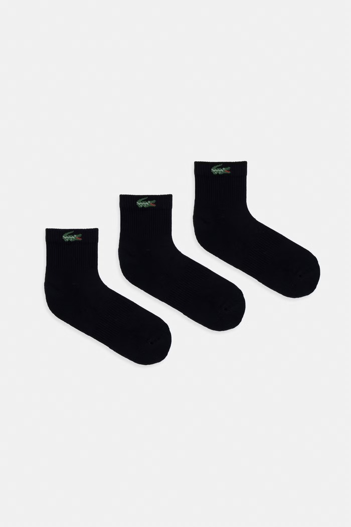 Lacoste skarpety 3-pack czarny RA9184