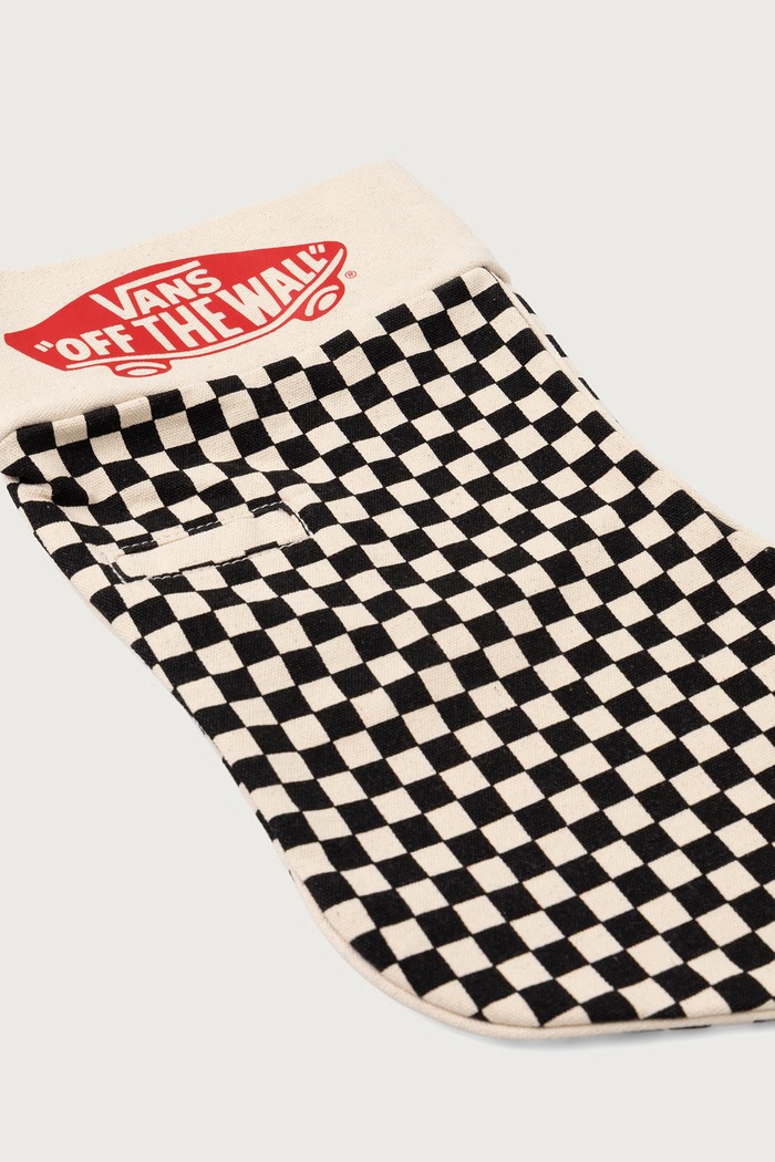 Vans Dekoracja świąteczna z materiału tekstylnego Checkerboard Stocking VN000RME7051 czarny AW26
