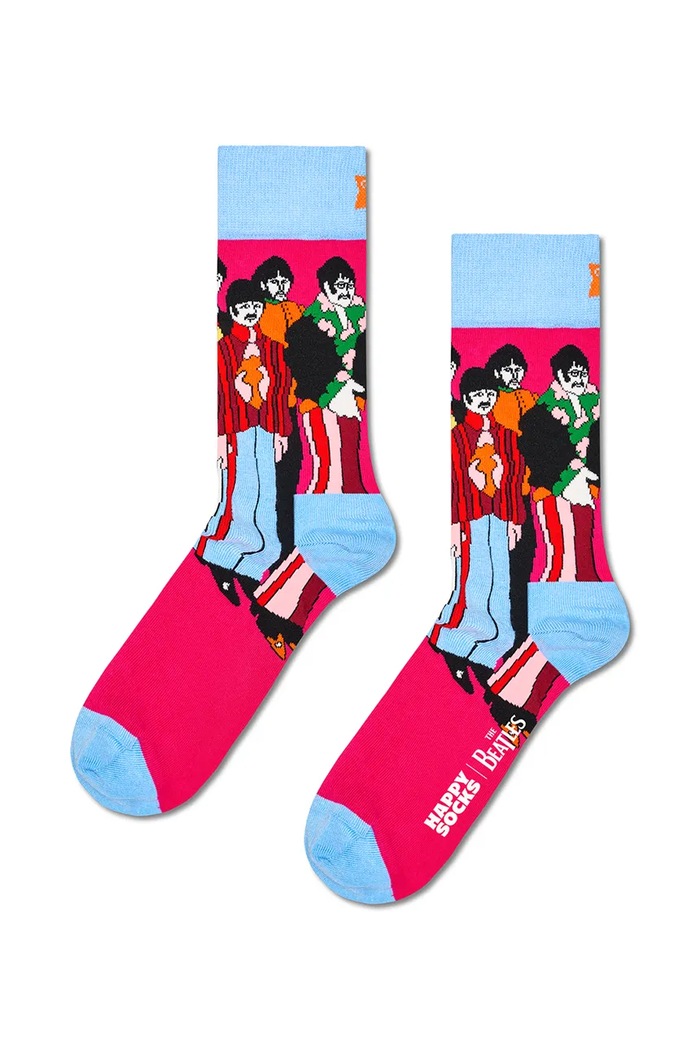 Happy Socks Ponožky s bavlnou x BEATLES 6-pack P006630
