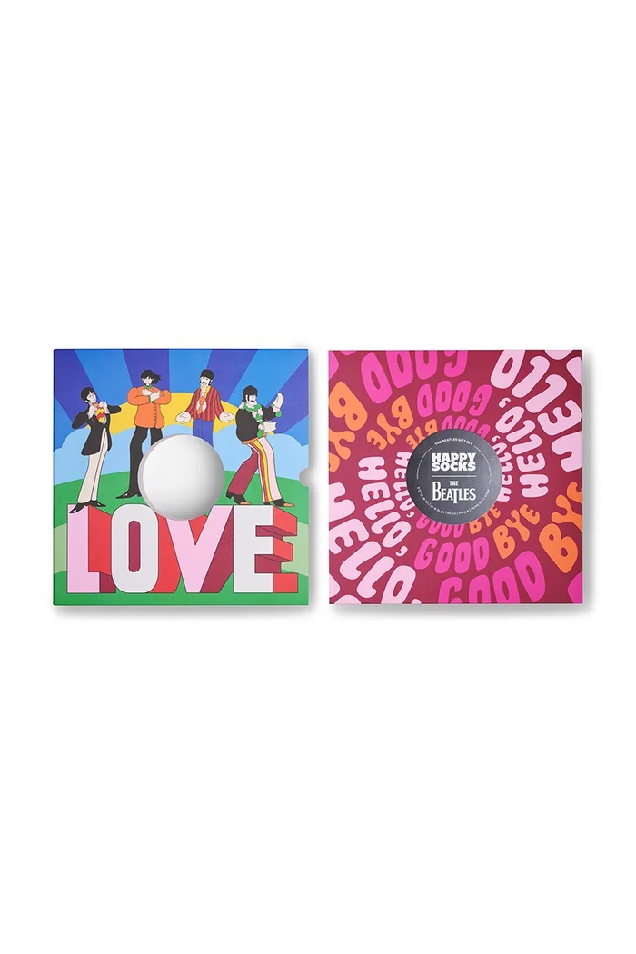 Happy Socks Ponožky s bavlnou x BEATLES 6-pack P006630