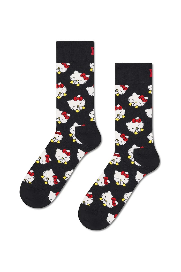 Odzież Happy Socks Skarpety z bawełną x HELLO KITTY 6-pack P006539 multicolor
