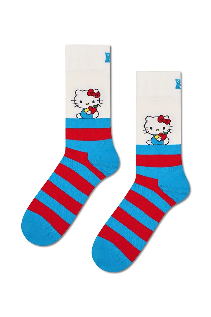 Happy Socks Skarpety z bawełną x HELLO KITTY 6-pack P006539