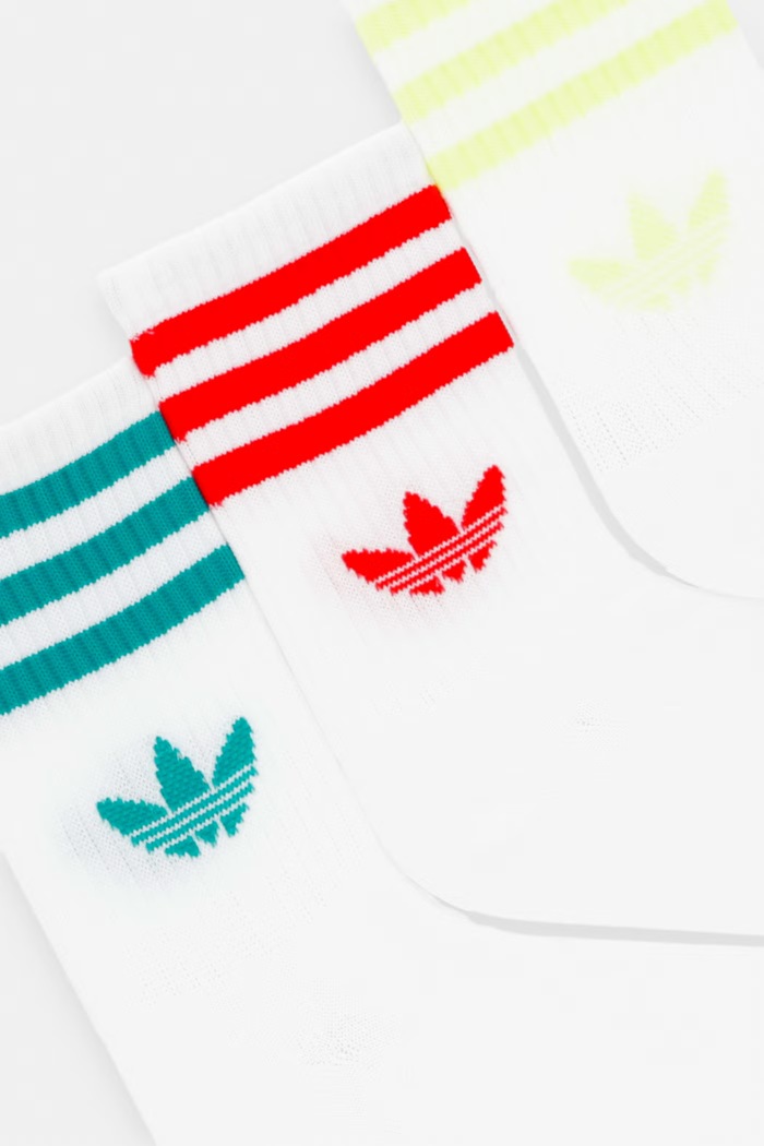 adidas Originals κάλτσες 3-pack KT9741 λευκό AW26