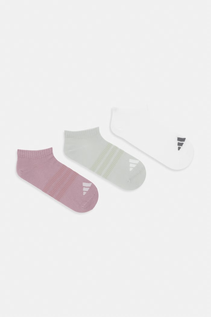adidas κάλτσες με βαμβάκι 3-pack λευκό KQ6752