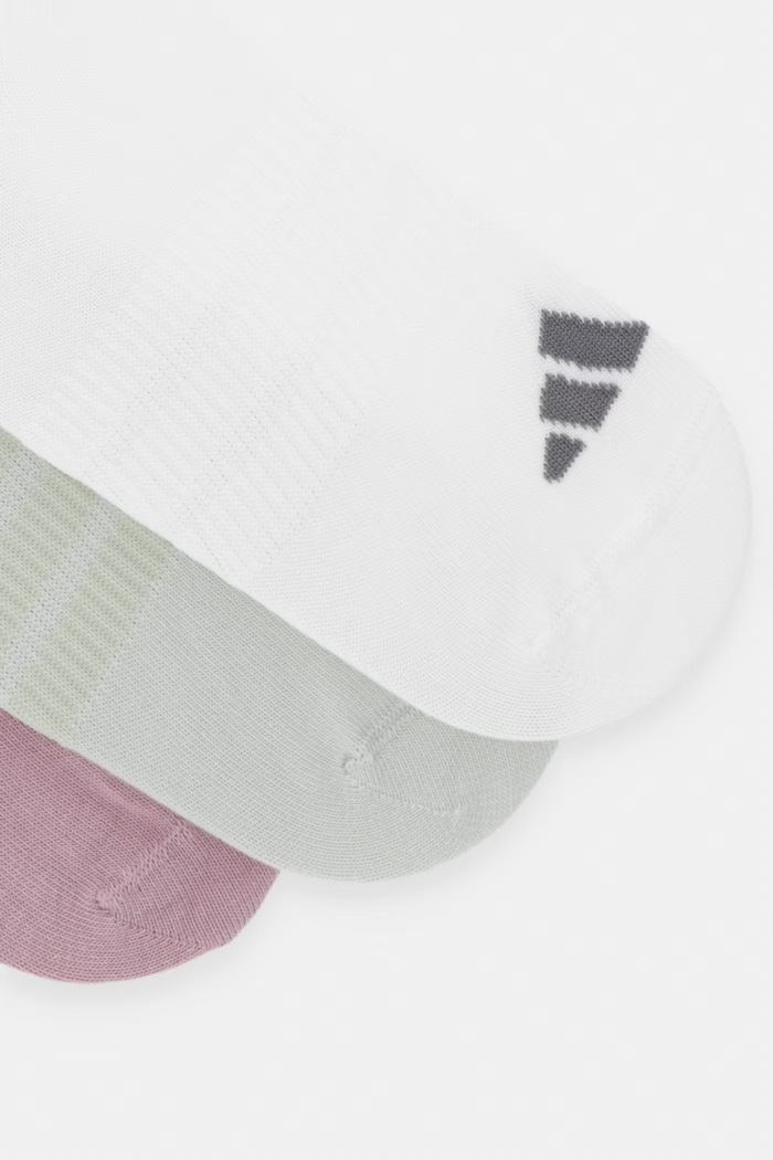adidas κάλτσες με βαμβάκι 3-pack KQ6752 λευκό AW26