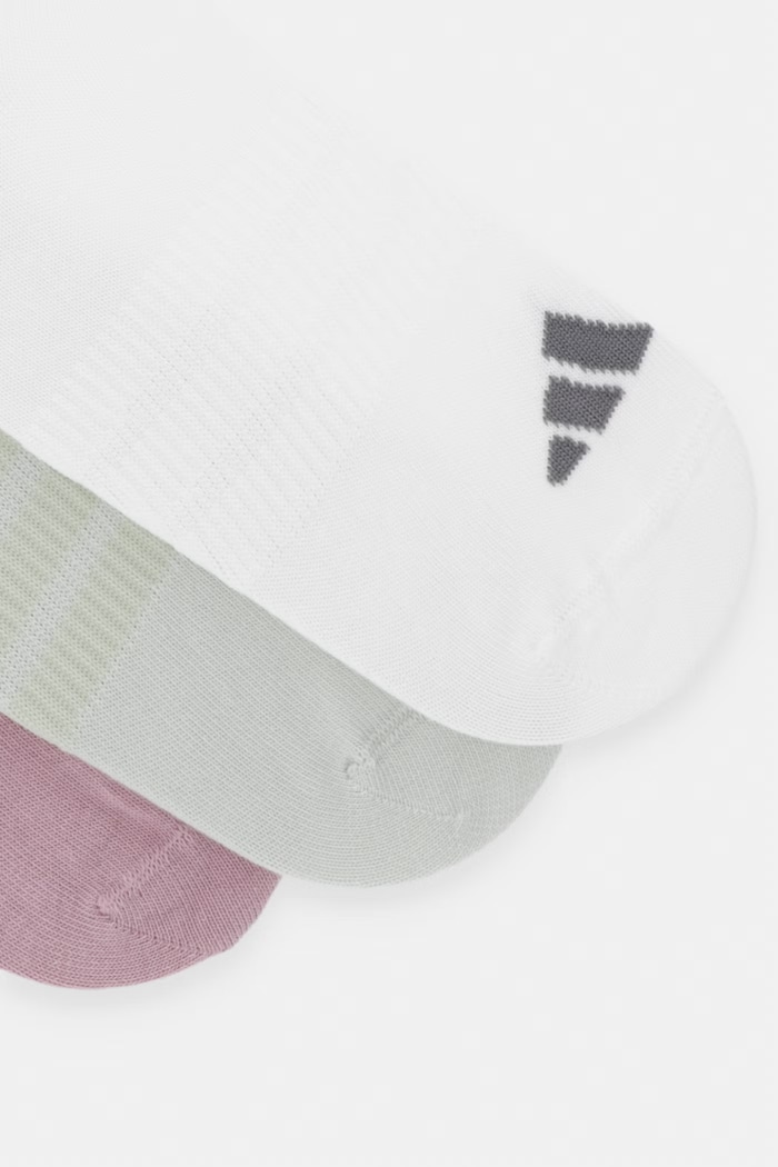 adidas κάλτσες με βαμβάκι 3-pack KQ6752 λευκό AW26
