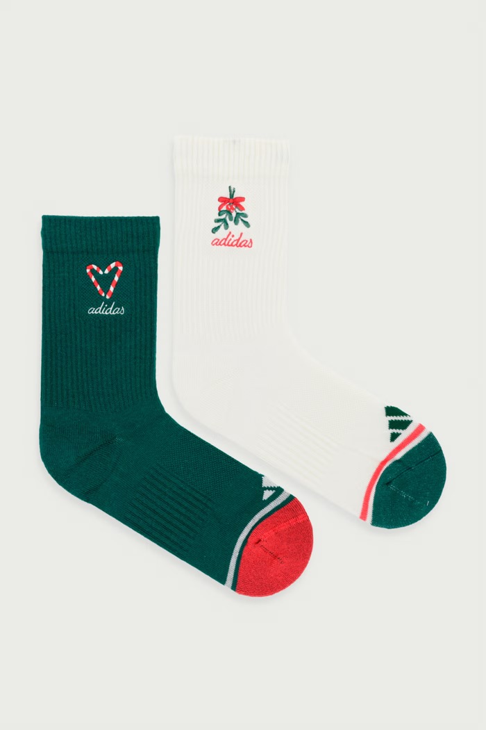 adidas Skarpety XMAS 2-pack zielony KS5513.
