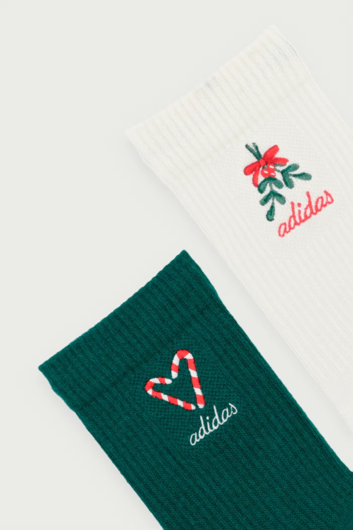 adidas Skarpety XMAS 2-pack KS5513. zielony AW26