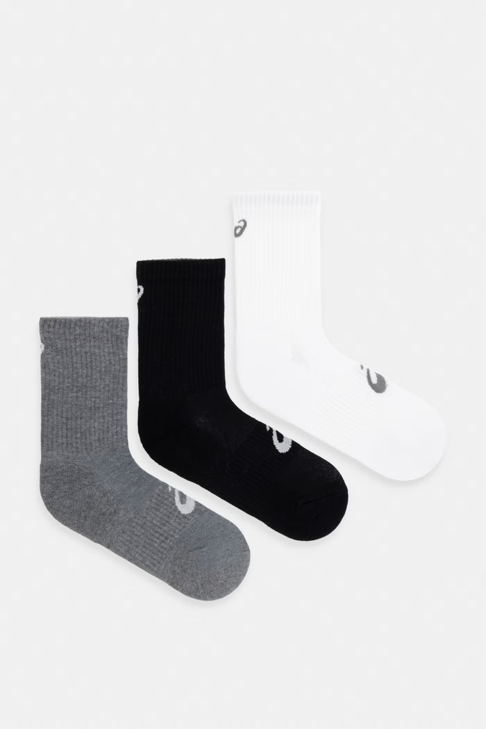 Asics skarpety z bawełną 3 PACK CREW SOCK 3-pack szary 3033C298.960