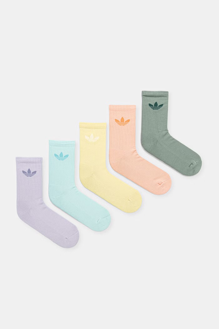adidas Originals skarpety z bawełną zielony KS9810