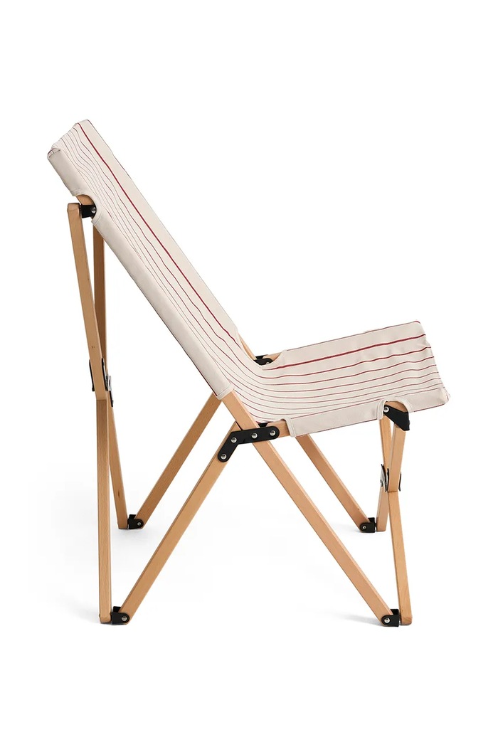 HAY leżak z drewna bukowego 85 x 52 x 65 cm AE974.E863 biały AW26