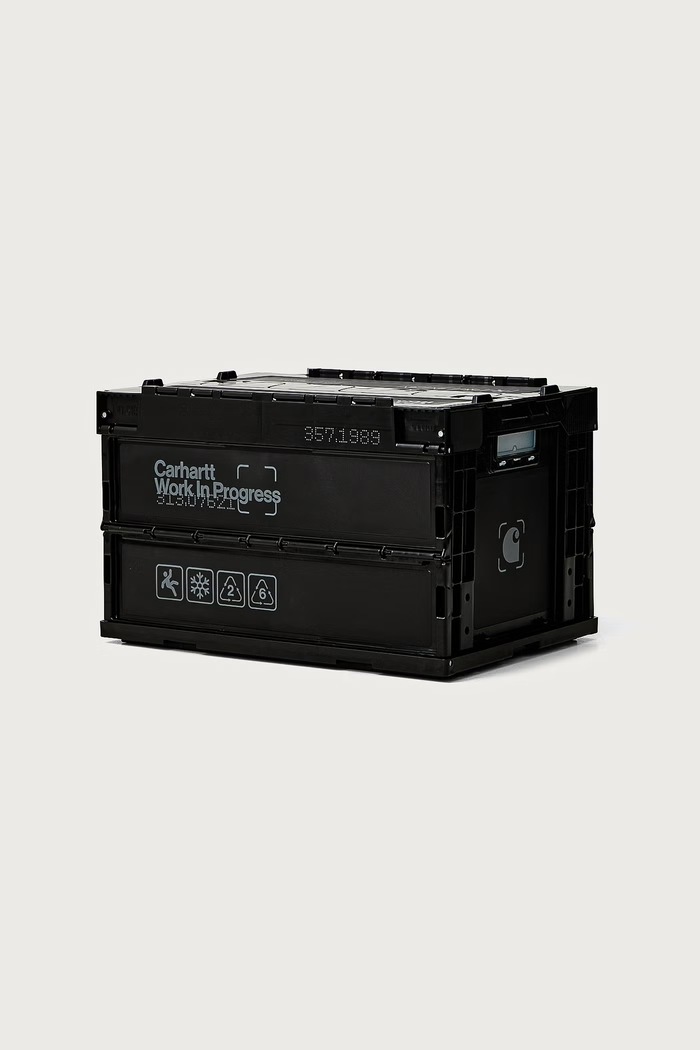 Carhartt WIP Skrzynka do przechowywania z tworzywa sztucznego Boxed Foldable Container czarny I037553.0GLXX