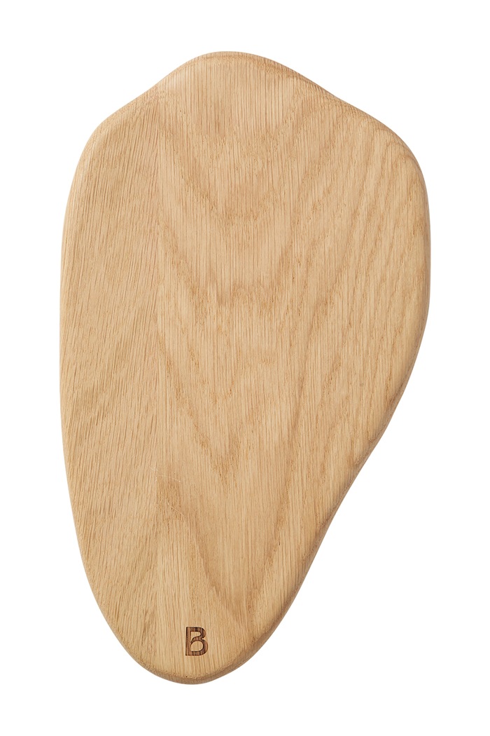 Broste Copenhagen Deska do krojenia z drewna dębowego 16,6 x 28 x 1,5 cm 57000026 brązowy AW26