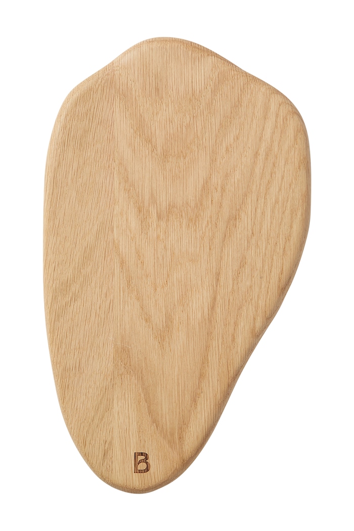 Broste Copenhagen Deska do krojenia z drewna dębowego 16,6 x 28 x 1,5 cm 57000026 brązowy AW26