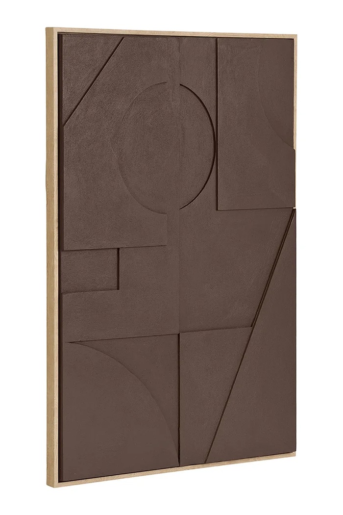 House Nordic Dekoracja ścienna Isabella 4991021 brązowy AW26