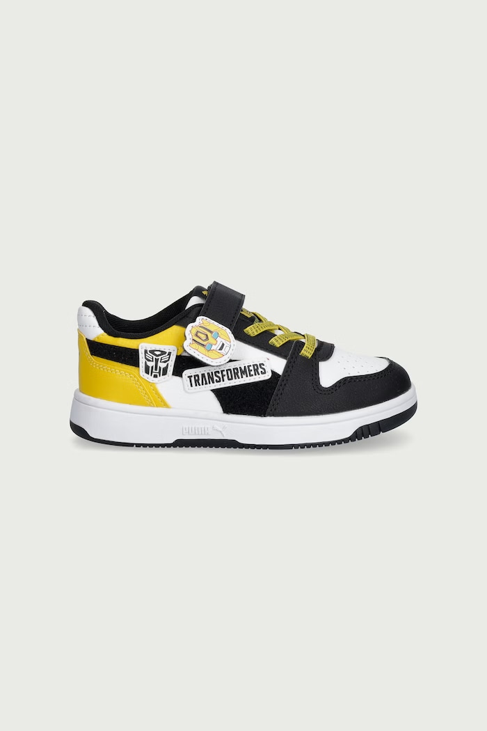 Puma ReboundSlamTransformersAC+PS sneakersy dziecięce 407760 biały AW26