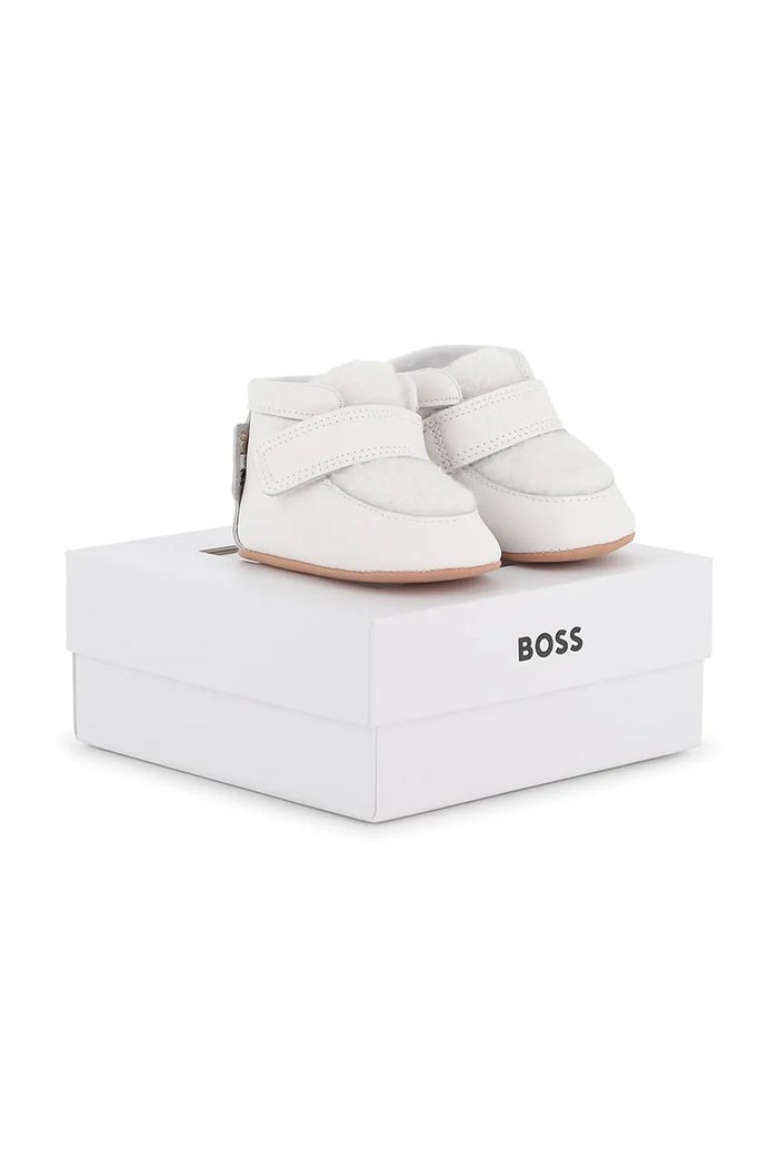 BOSS obuća za bebe od kože J53551 bež AW26