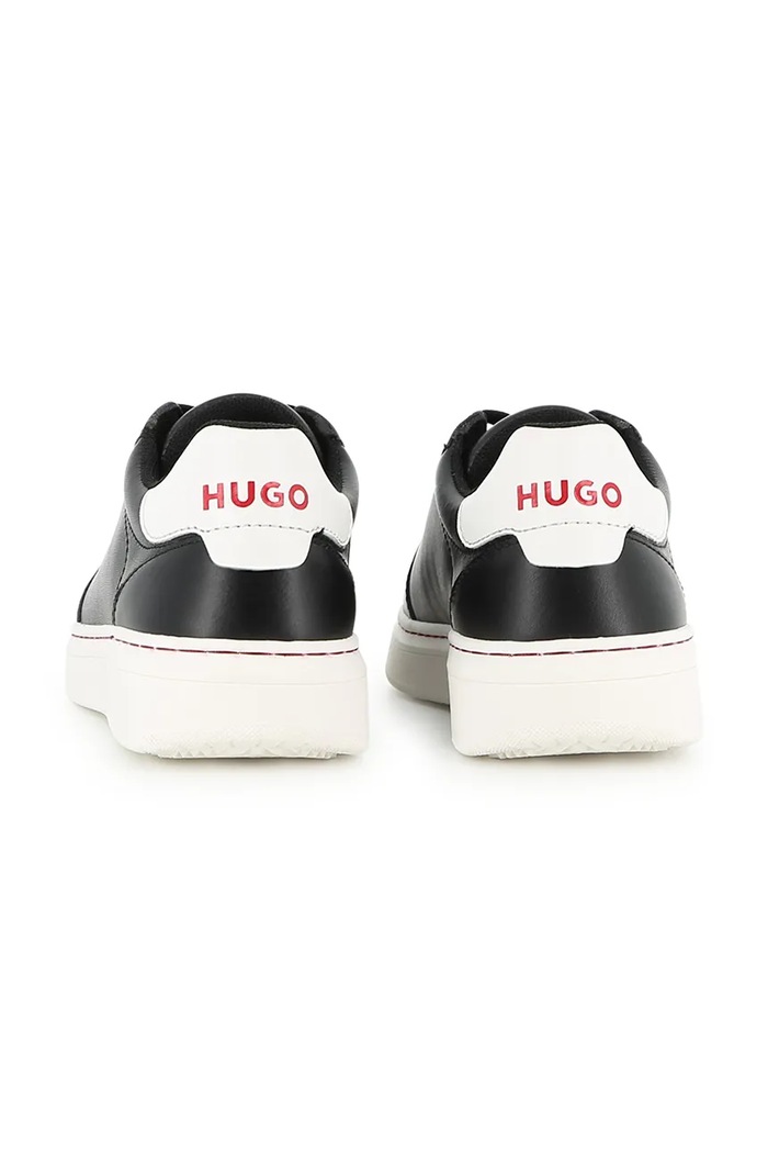 Chłopiec HUGO Sneakersy dziecięce skórzane G01291.36.38 czarny
