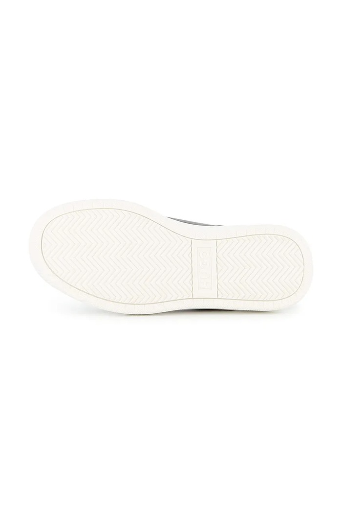 Sneakersy dziecięce skórzane HUGO czarny G01291.36.38
