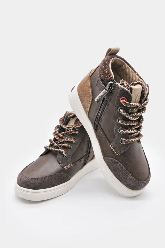 Mayoral Sneakers παιδικά 46691.65A.Mini.9BY2 καφέ AW26