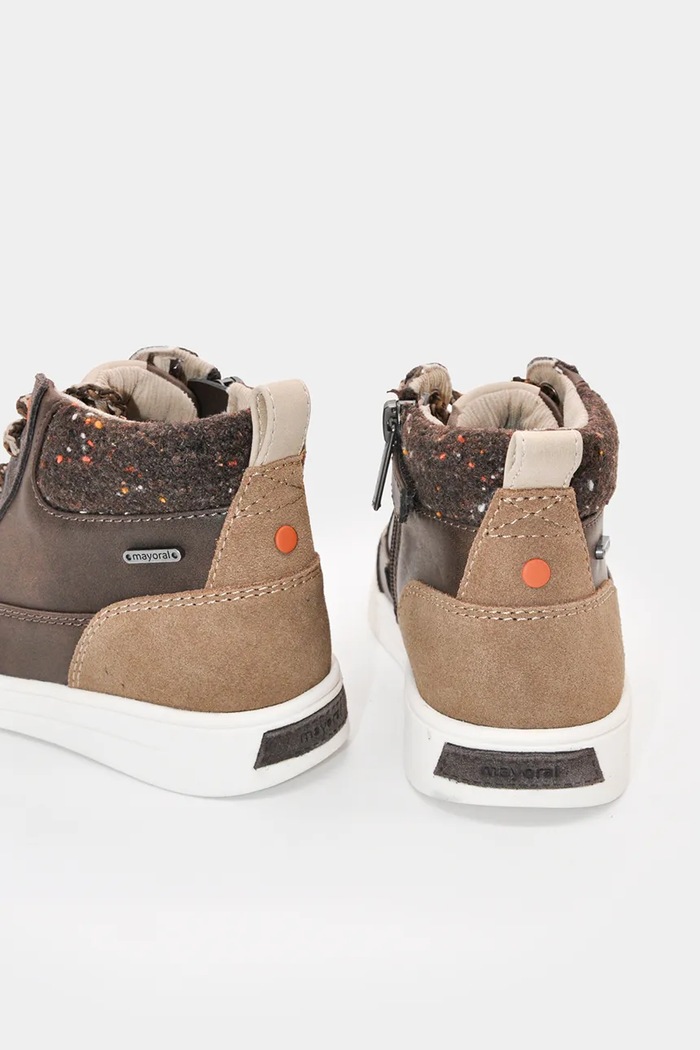 Αγορίστικα Mayoral Sneakers παιδικά 46691.65A.Mini.9BY2 καφέ