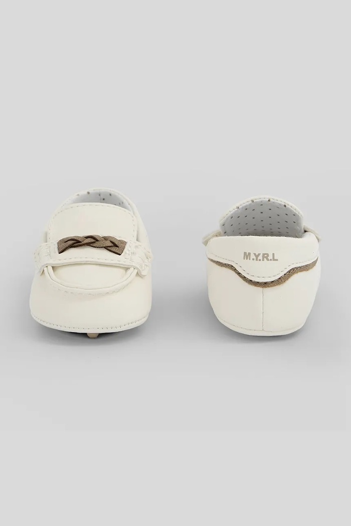Mayoral Newborn mokasini za dojenčke 9145.1K.Newborn.9BY2 bela AW26