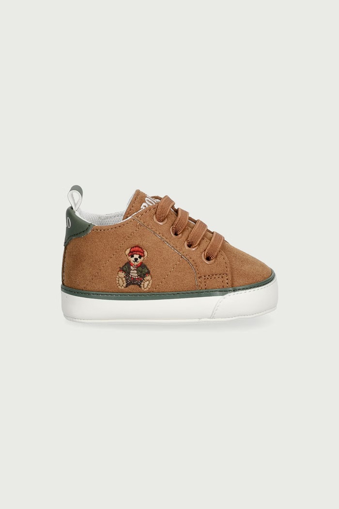 Polo Ralph Lauren Παπούτσια βρεφικά QUILTON BEAR GORE HI LAYETTE RL06198267 καφέ AW26
