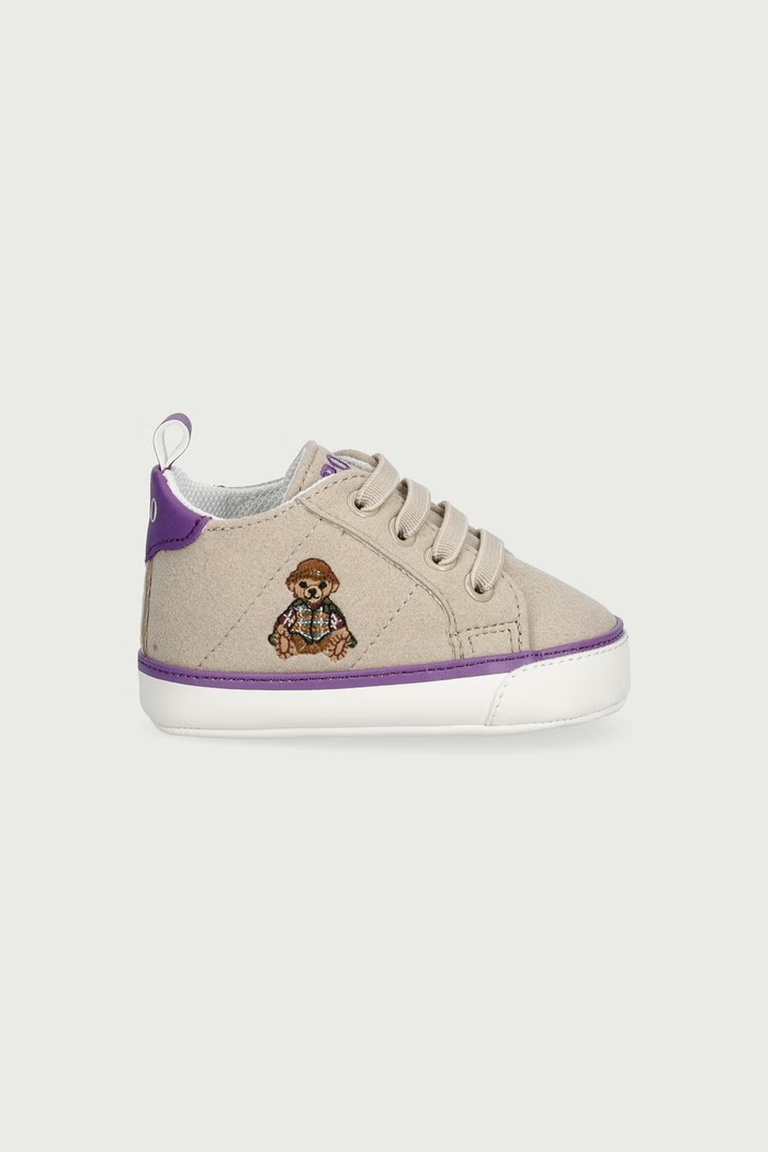 Polo Ralph Lauren Sneakers βρεφικά QUILTON BEAR GORE HI LAYETTE RL06198256 μπεζ AW26